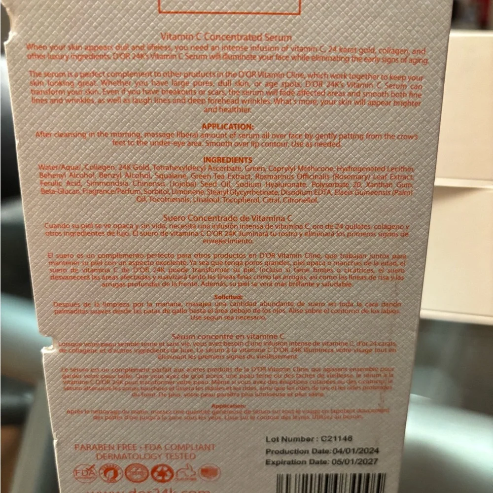 Dor Prestige Vitamin C Concentrated Serum - Orange - Picture 10 of 10